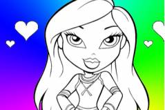 Раскраска Братц 10 - Bratz Coloring 10