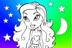 Раскраски Братц 2 - Bratz Coloring 2